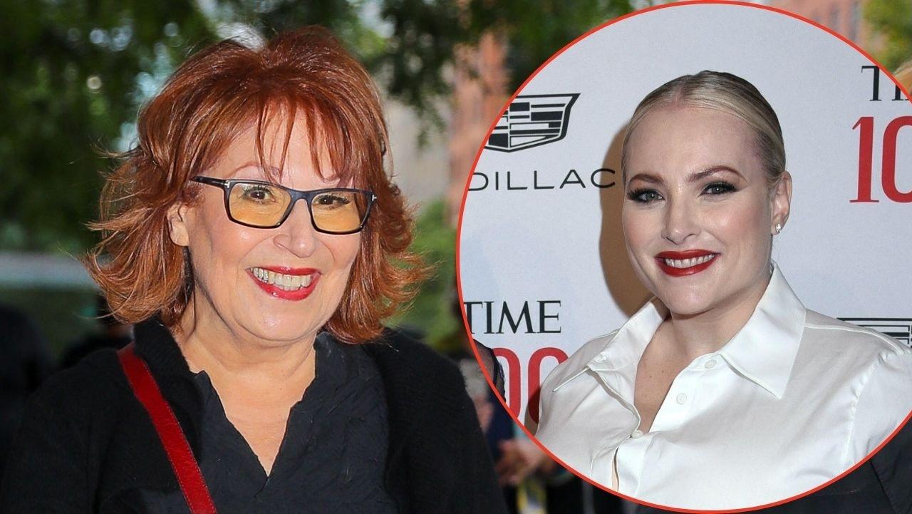 Split image of Joy Behar and Meghan McCain