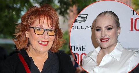 Split image of Joy Behar and Meghan McCain