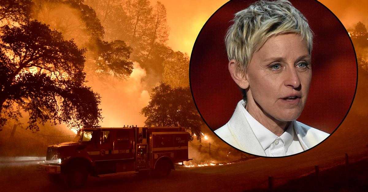 Ellen Degeneres New Multi Million Dollar Home Threatened By Wildfires