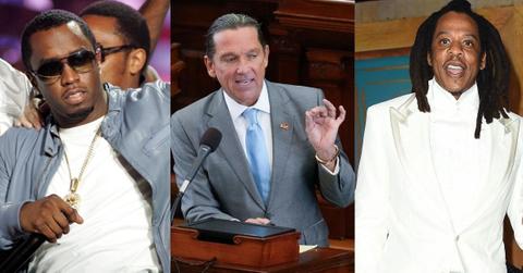 Composite photo of Sean 'Diddy' Combs, Tony Buzbee, Jay-Z