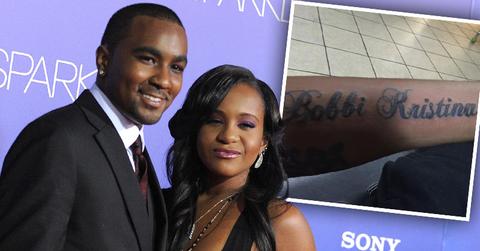 Nick Gordon Reveals New Tattoo