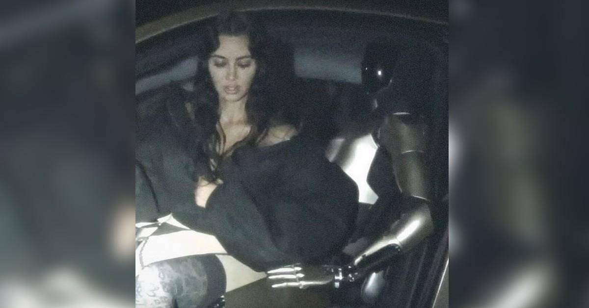 kim kardashian tesla robot pics ig