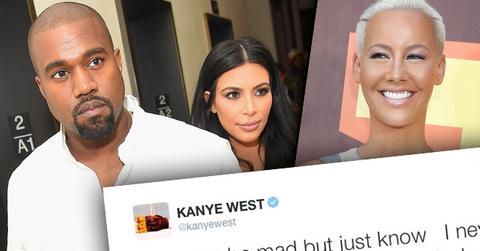 //kanye west amber rose twitter rant butt thing
