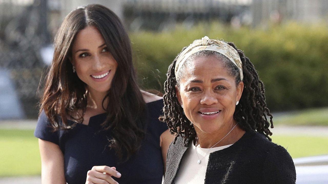 Photo of Doria Ragland and Meghan Markle