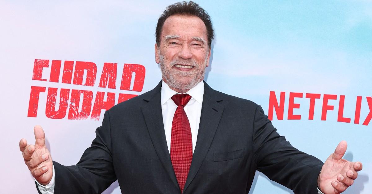 Arnold Schwarzenegger downplays detainment with awkward jokes