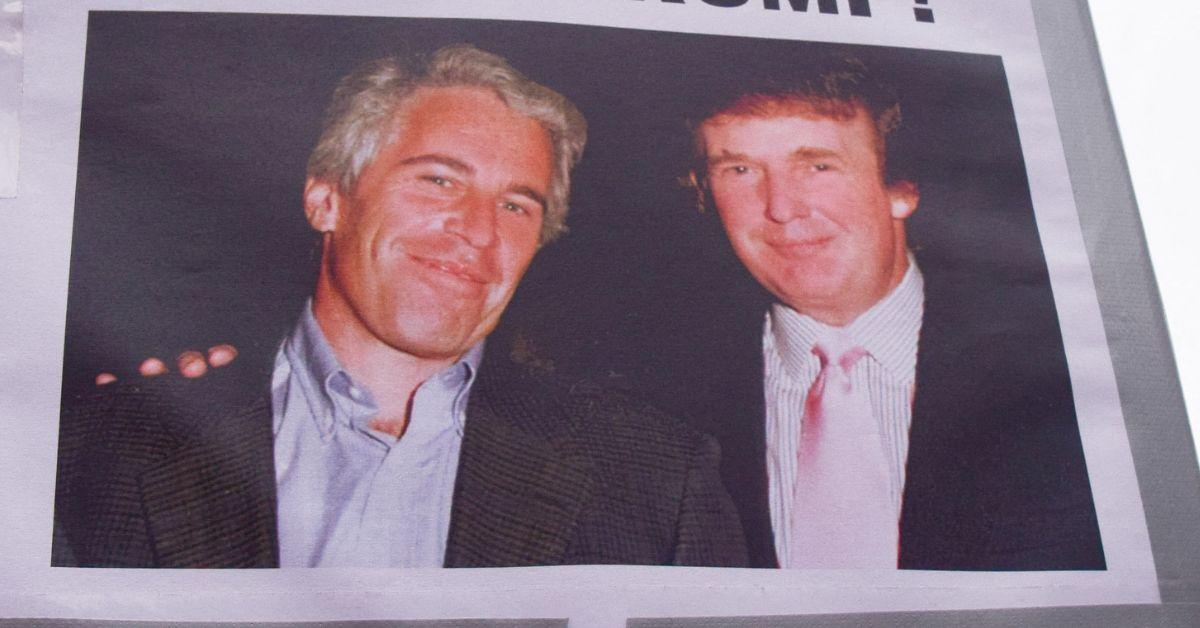 Photo of Jeffrey Epstein and Donald Trump