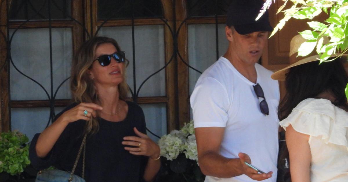 Tom Brady & Gisele Bündchen All Loved-Up In Italy Before Marital