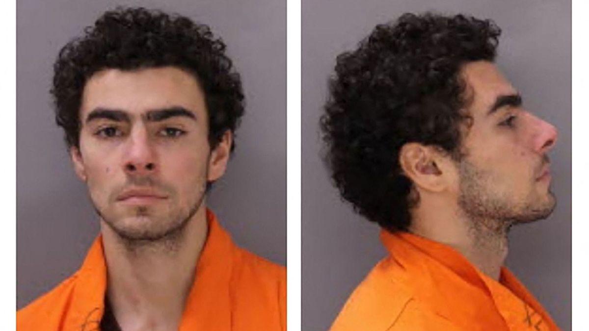 A mugshot of Luigi Mangione
