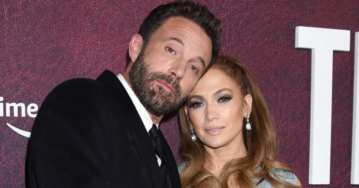 Photo of Ben Affleck and Jennifer Lopez.