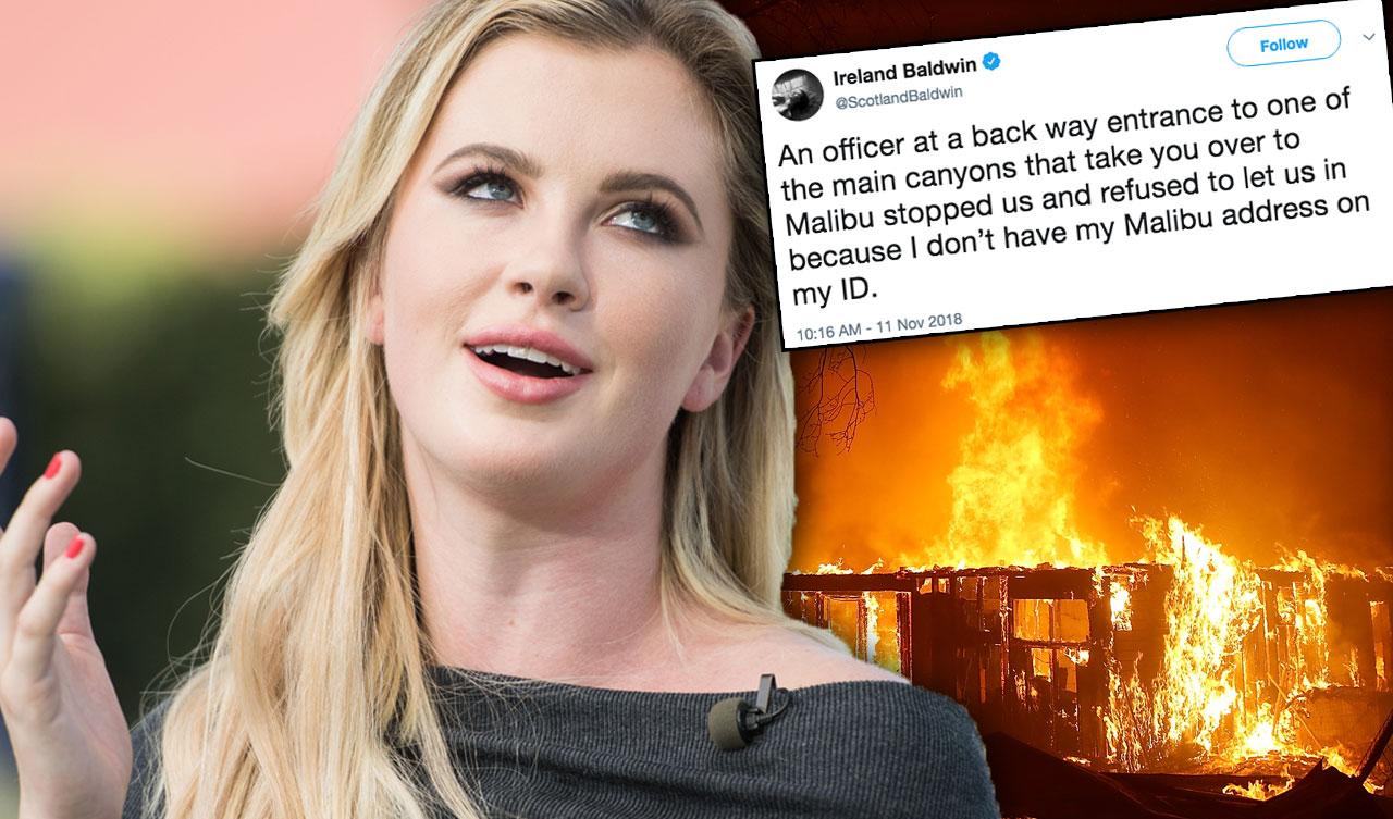 Ireland Baldwin Was Accused Of Looting During California Fire