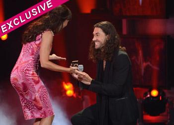 //ace young propose diana degarmo getty