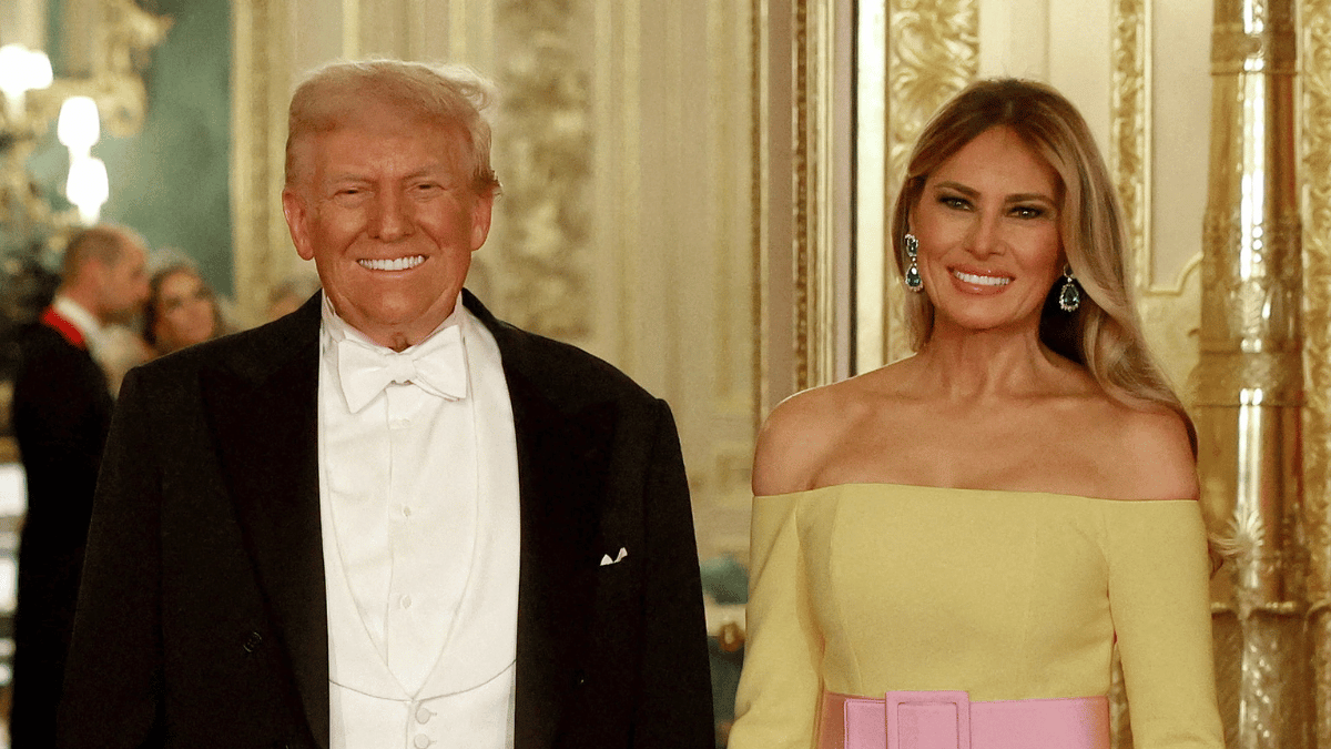 Photo of Donald and Melania Trump