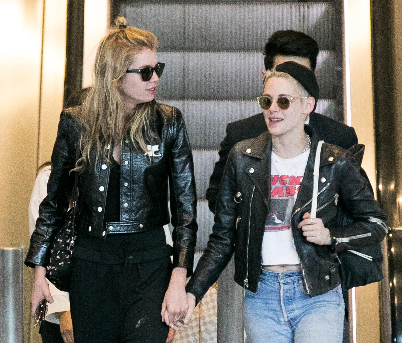 Kristen Stewart and Stella Maxwell Hold Hands