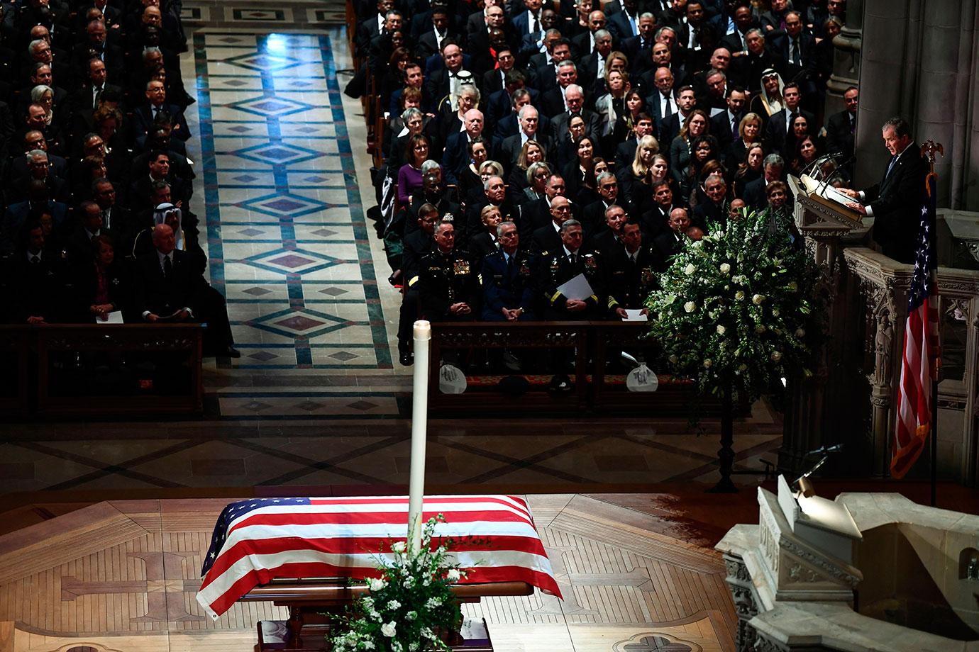 George H W Bush Funeral Service Photos