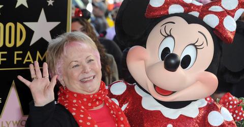 Russi Taylor Smiles and Waves with Minnie Mouse