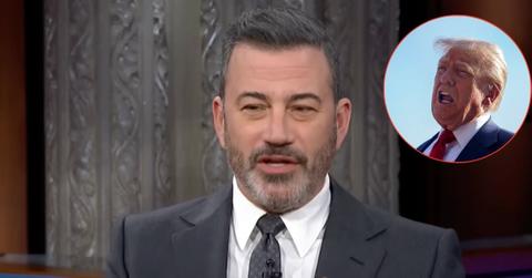 Composite photo of Jimmy Kimmel and Donald Trump