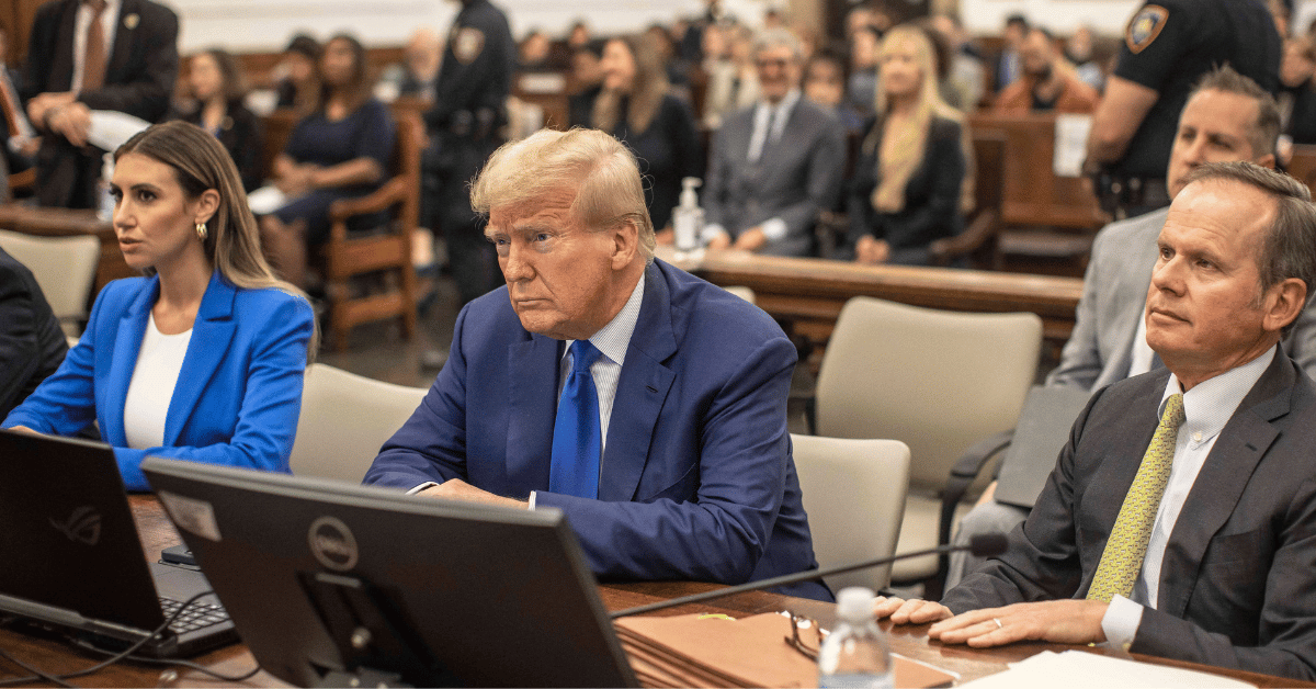 Donald Trump Storms Out of Court After Being Fined $10K for Gag Order ...