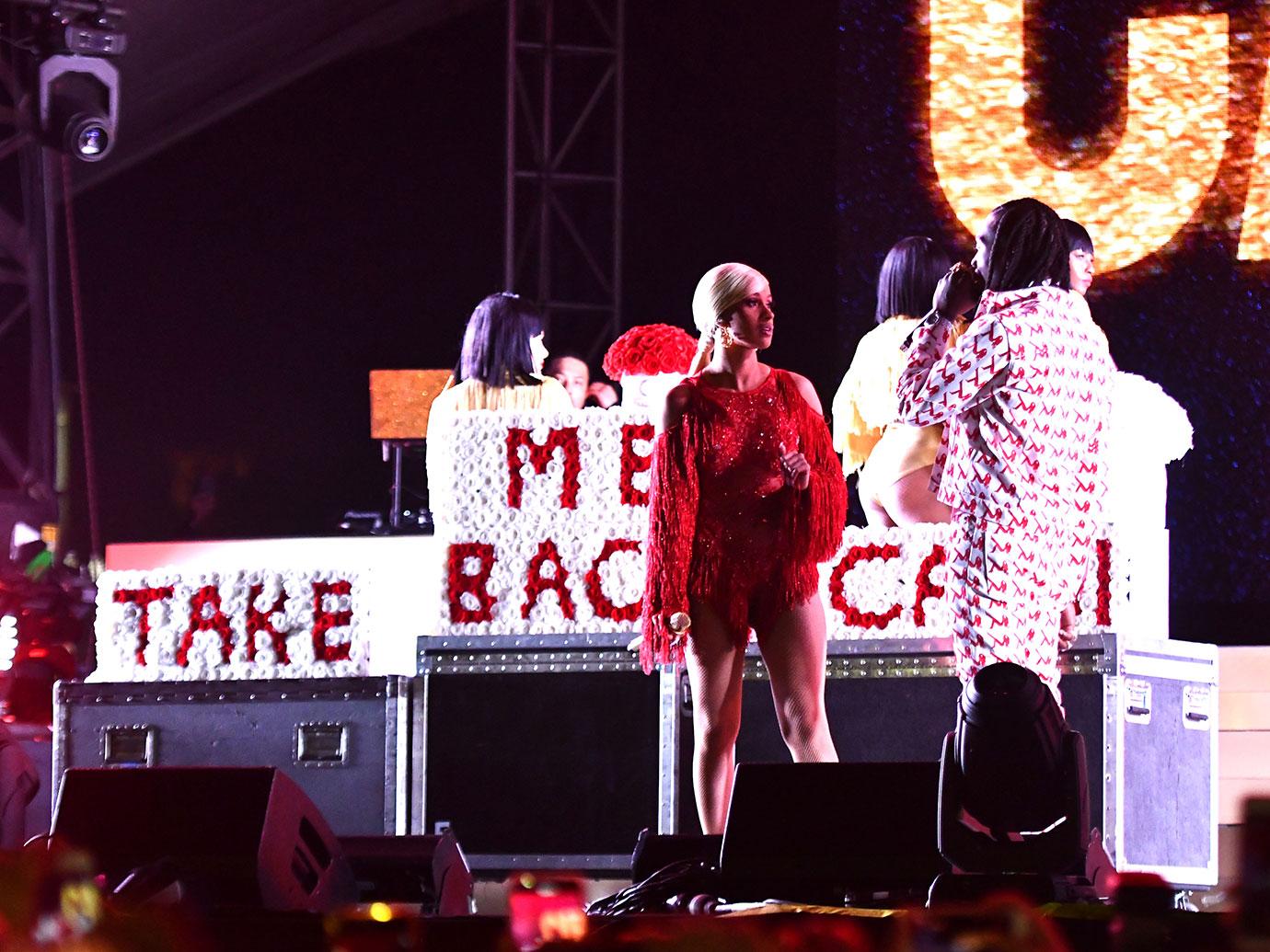 //cardi b offset rolling loud festival forgiveness plea fake