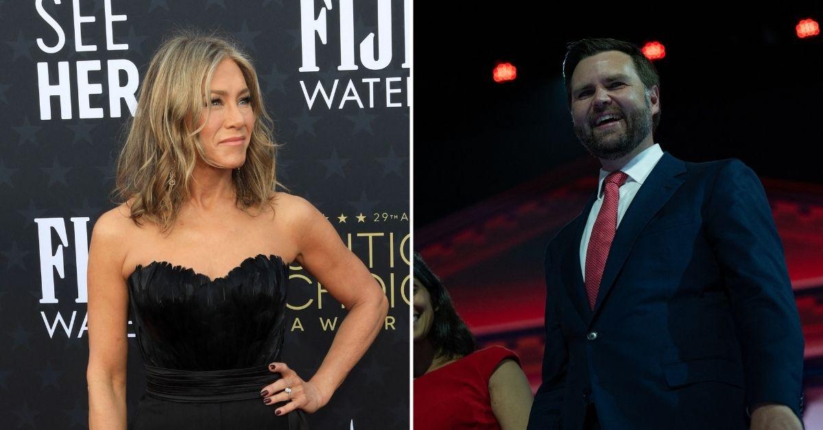 Jennifer Aniston Rips Into J.D. Vance Over Sexist ‘Cat Lady’ Outburst
