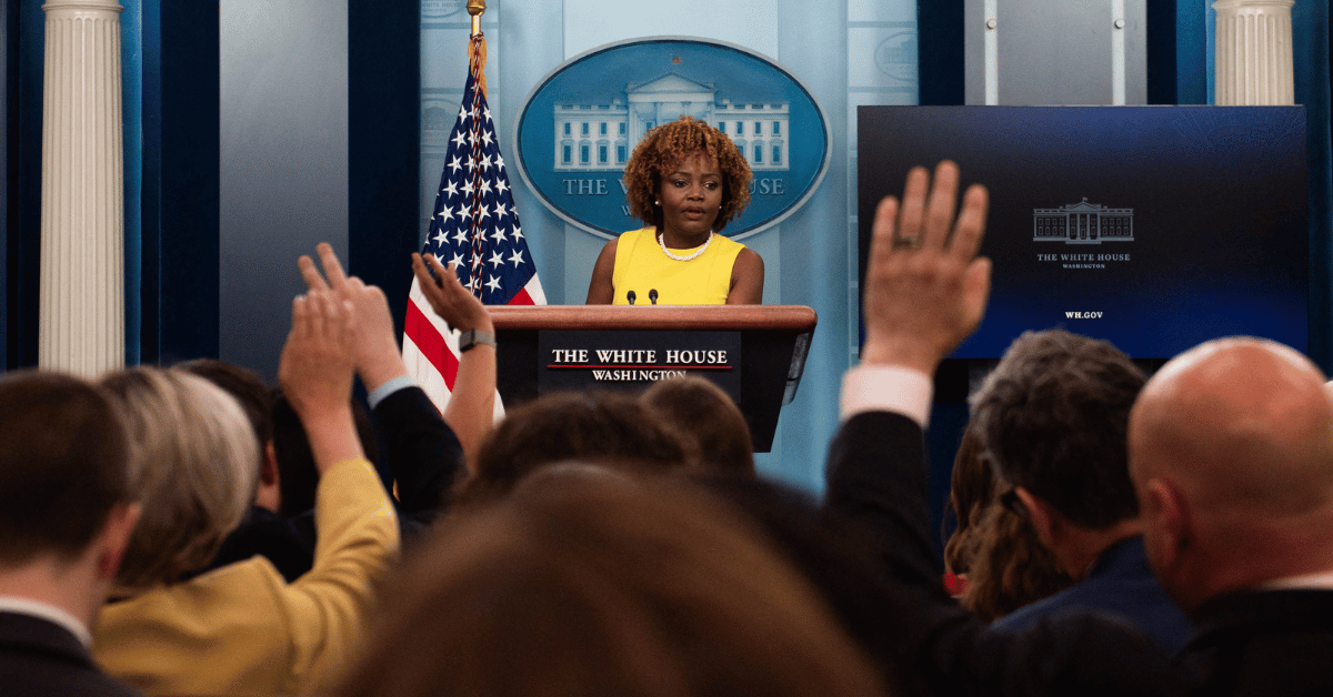 Karine Jean-Pierre's Unlikely Rise to the White House Lectern