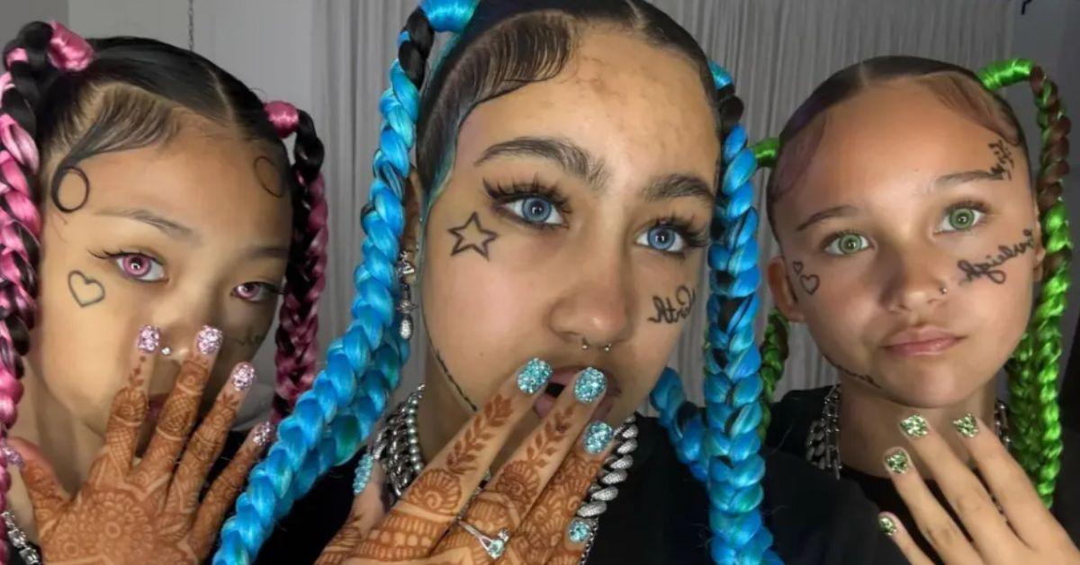 kim kardashian defends daughter north west fake tattoos spark backlash