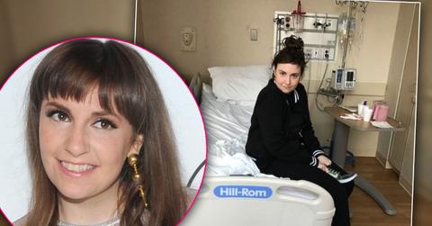 Lena Dunham Hospital Photo Hysterectomy