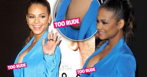 Christina Milian Wardrobe Malfunction