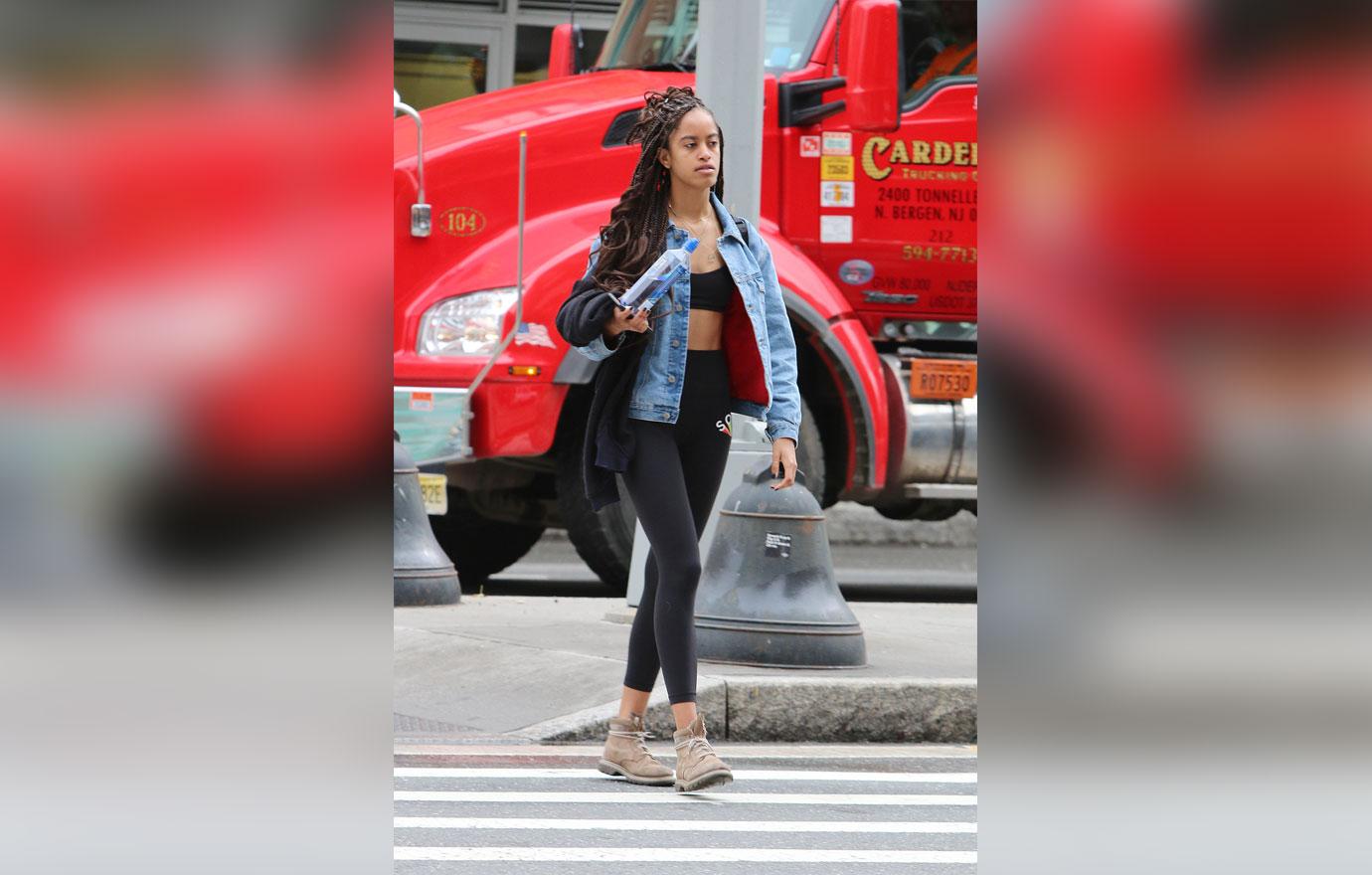 Malia Obama Braids NYC Harvard