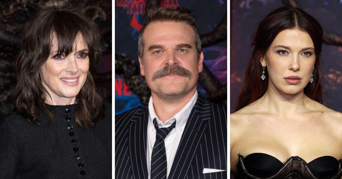 Photo of Winona Ryder, David Harbour, Millie Bobby Brown