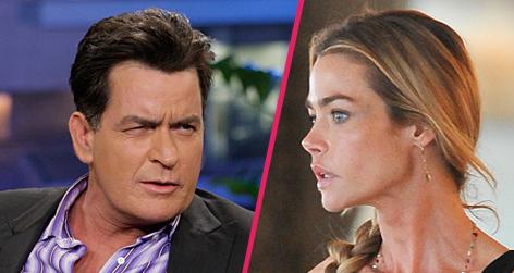 //charlie sheen denise richards square