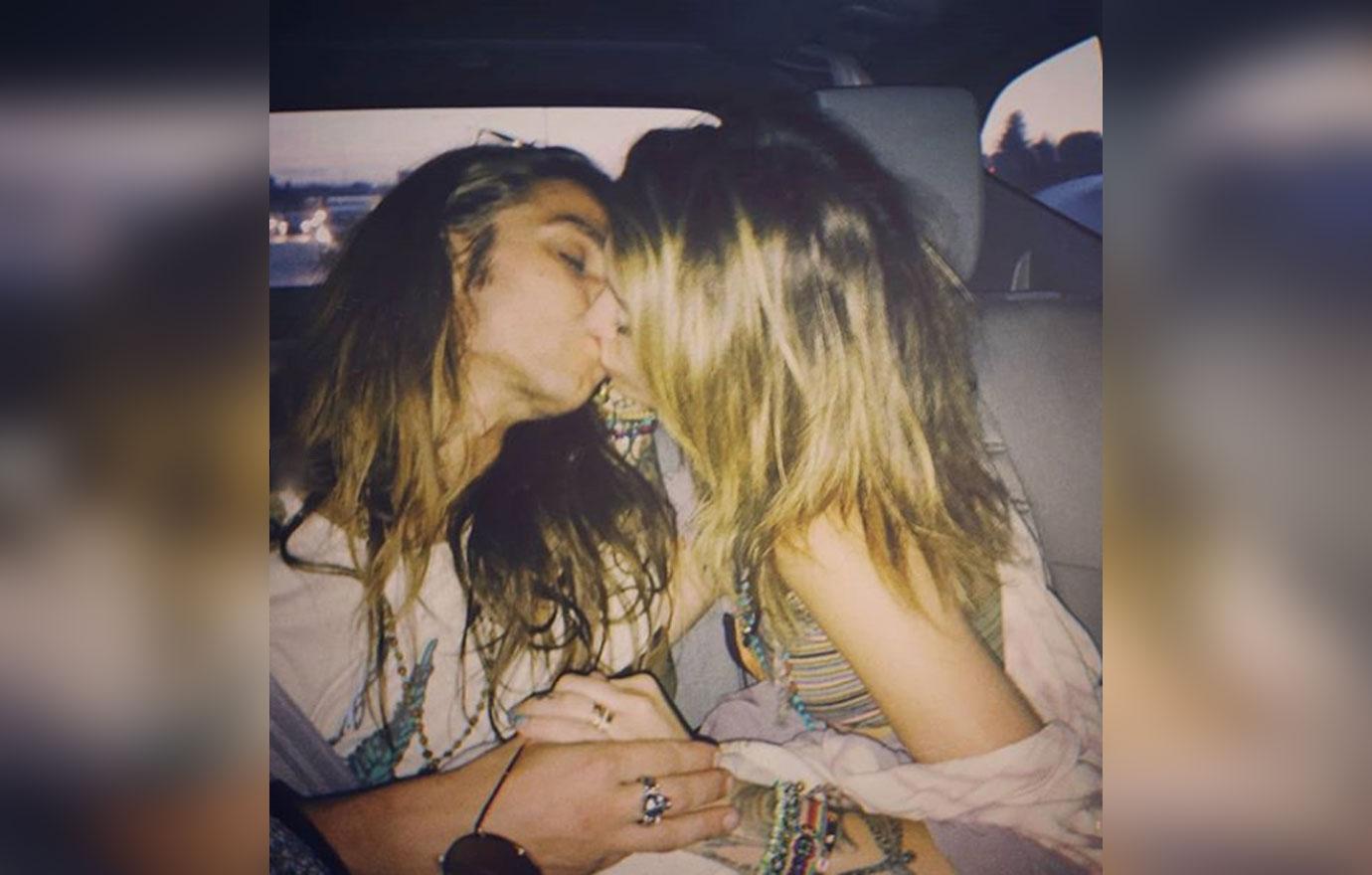 Paris Jackson & Boyfriend Gabriel Glenn Share Birthday Kiss