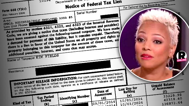 Kim Fields ‘Real Housewives Of Atlanta’ Debt