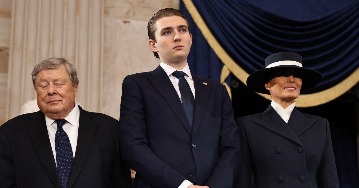Photo of Barron Trump, Melania Trump