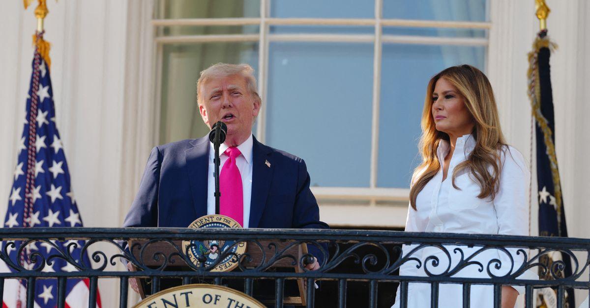 Photo of Donald and Melania Trump