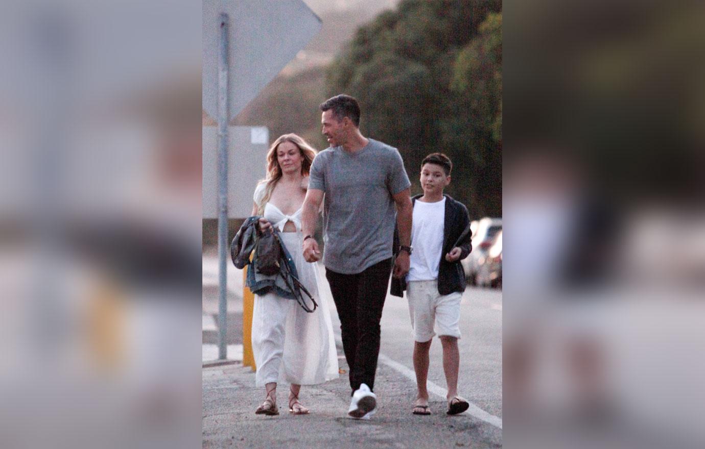 Leanne Rimes And Eddie Cibrian Take His Son Jake To A Party