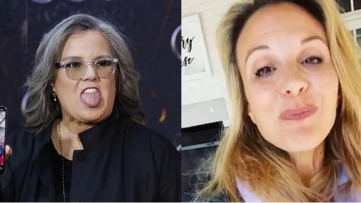 Photo of Elisabeth Hasselbeck and Rosie O'Donnell
