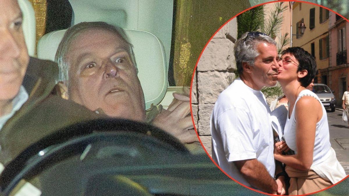 Photo of Andrew Windsor, Jeffrey Epstein and Ghislaine Maxwell