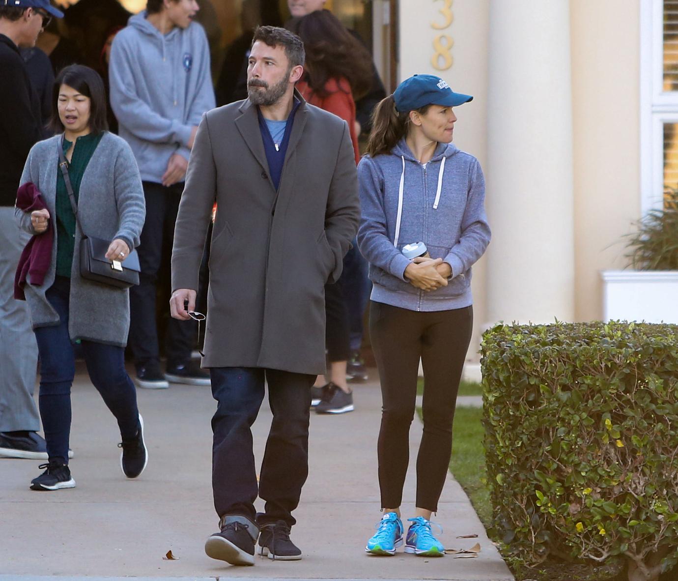 Ben Affleck & Jen Garner With Their Son Days After His Relapse