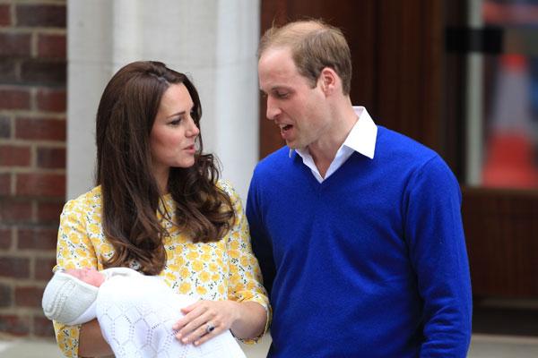 Kate Middleton Prince William Baby Girl Photos