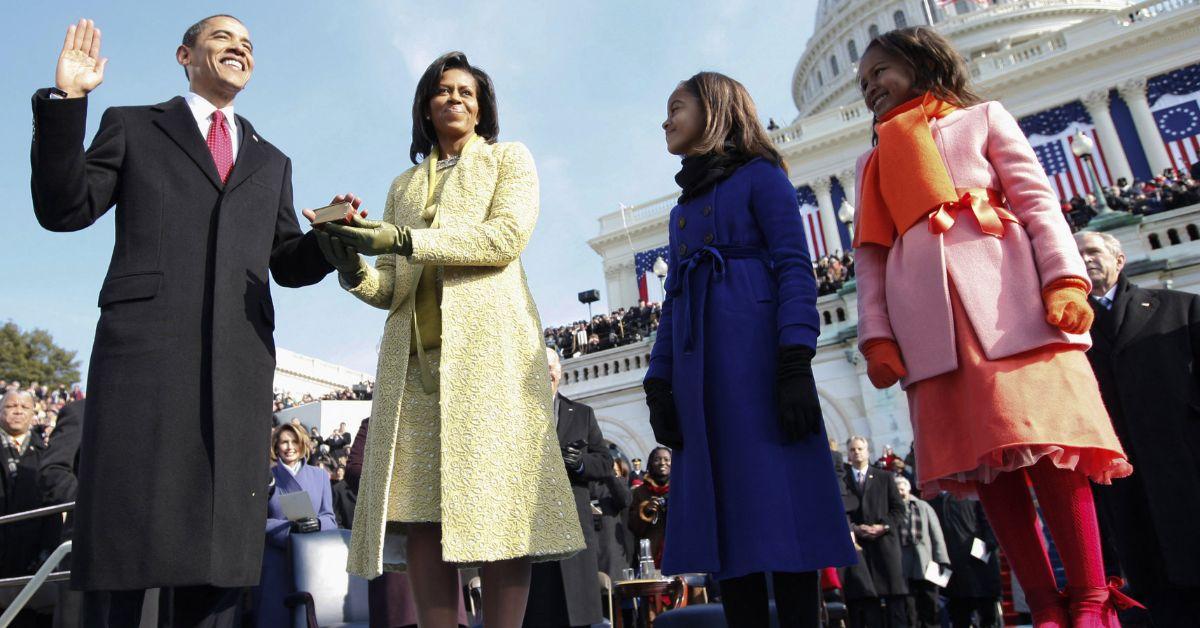 Photo of the Obama family