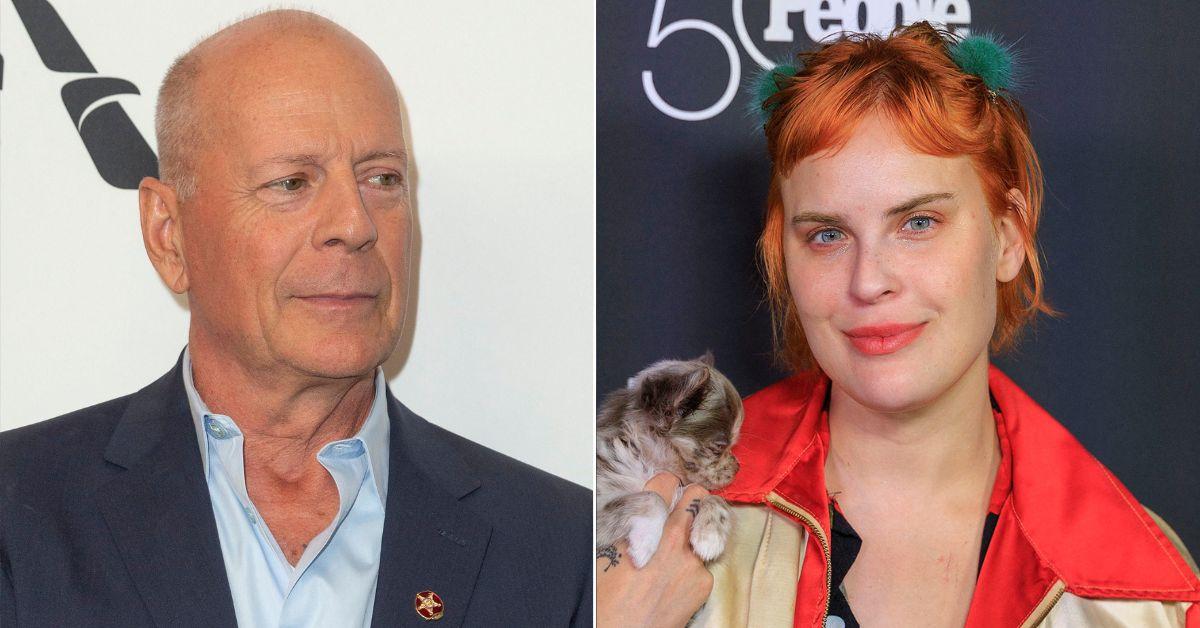 Composite photo of Bruce Willis and Tallulah Willis