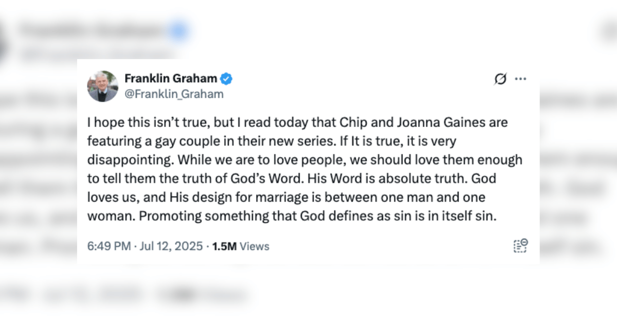 chip and joanna gaines backlash over gay couple on new shot