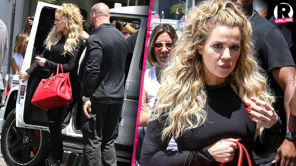 //khloe kardashian curly blonde hair first time jamie songothai death PP