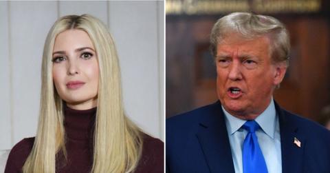 ivanka trump ignore question donald trump fraud trial kim kardashian