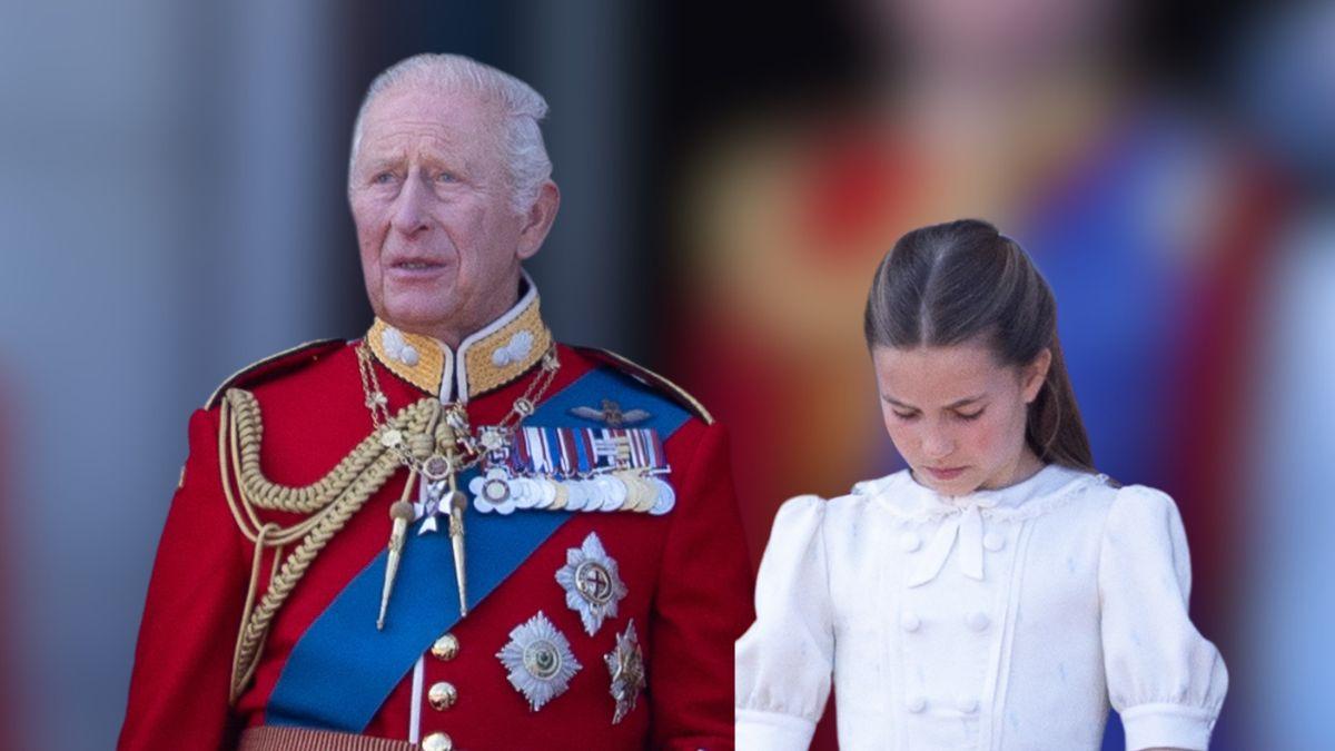 Photo of King Charles and Princess Charlotte