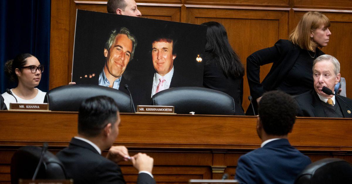 Photo of Jeffrey Epstein and Donald Trump