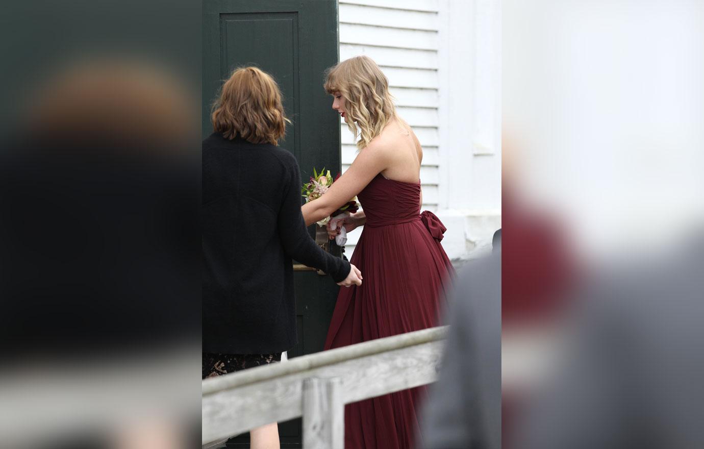 Taylor Swift Stuns As Bridesmaid At Best Friend’s Wedding