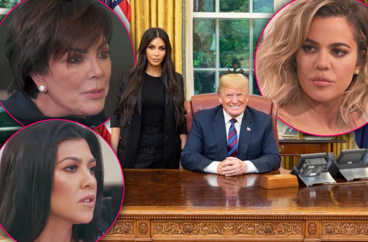 //Kim Kardashian Donald Trump Meeting Family pp