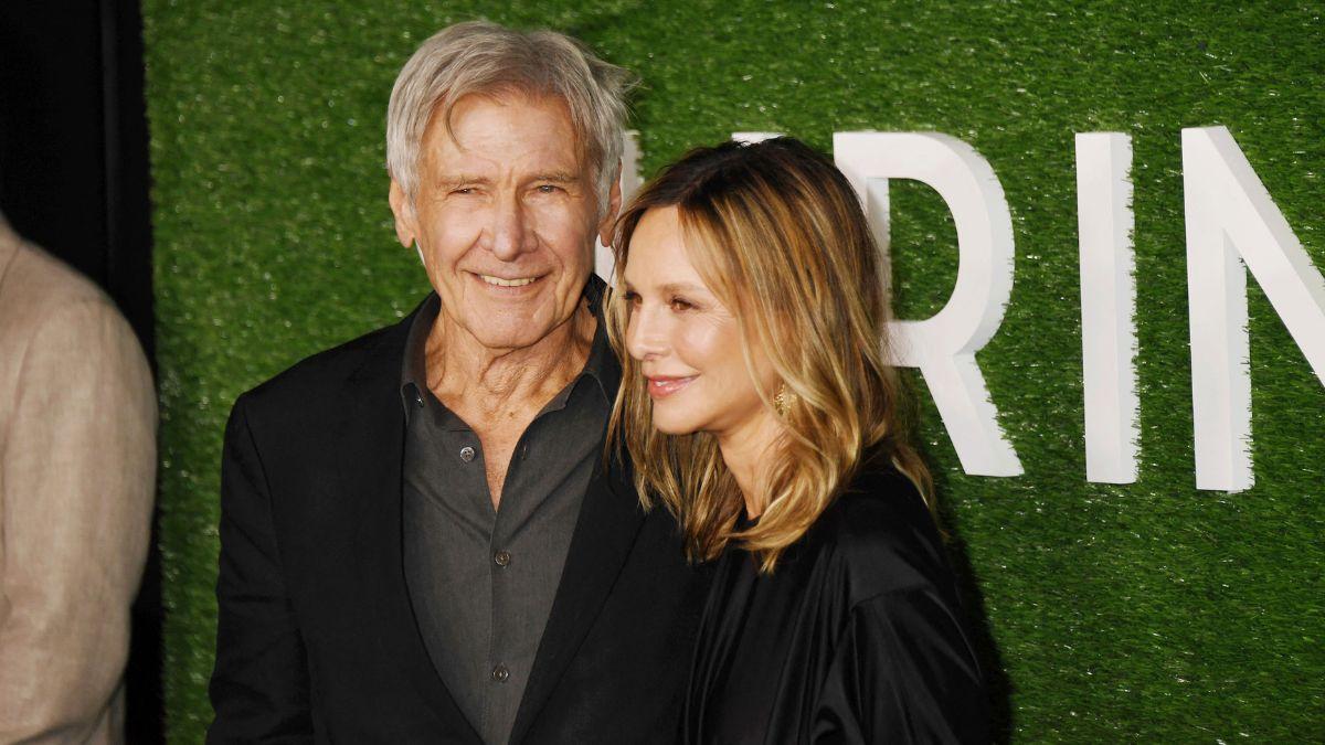 Photo of Harrison Ford and Calista Flockhart 