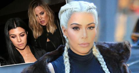 Kim Kardashian Kanye West Divorce Sisters Shut Out